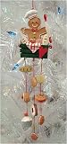 Gingerbread Man In Basket With Dangling Baked Goods Christmas Ornament #241410