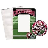 NCAA Alabama Crimson Tide 2009 BCS National Champions Gridiron Photo-Holder Greeting Card & Decal Set ()