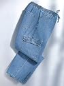 Cargo-Schlupfjeans