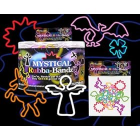  Shaped Rubber Bands Bracelets 12Pack Mystical RubbaBandz