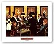 The Billiard Room by Guy Buffet 21"x28" Art Print Poster