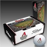 Titleist Arizona Diamondbacks Team Logo Custom Half-Dozen Golf Balls - Stadium Cover