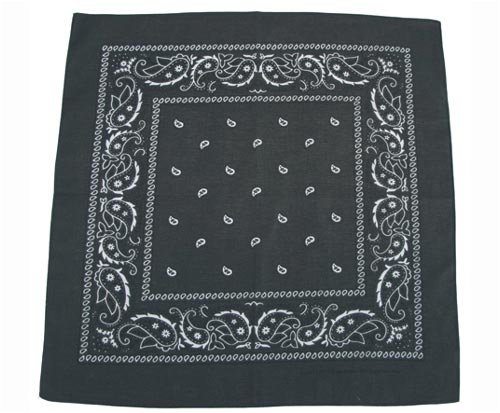 Bandana Biker Kopftuch oliv-schwarz
