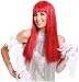 Glitzy Glamour Red Wig Adult