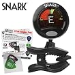 Snark SN-5 Clip-on Tuner for Guitar, Bass and Violin with SN5 Tap Tempo Metronome and Full Color Display, comes with Planet Waves Guitar Picks (PW-SAMPLER-3PACK) and reference sheet SN5
