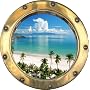 Sticker Trompe l oeil Hublot Ref H314 20x20cm de Stickasticker