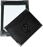 NFL Pittsburgh Steelers Debossed Black Leather Pocket Jotter