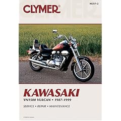 Kawasaki Vn1500 Vulcan, 1987-1999: Service, Repair, Maintenance (Clymer Motorcycle Repair) (Clymer Motorcycle Repair)