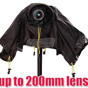 EzFoto Camera Rain/Snow Cover Protectors for Pro Digital SLR Camera with up to 200mm lens installed for Canon, Nikon, Olympus, Panasonic, Pentax, Sony, Fujifilm, Simga Digital SLRs
