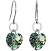 Sahora Crystal Heart Titanium Nickel Free Earrings