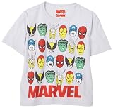 JEM Boys 8-20 Marvel Heads Tee