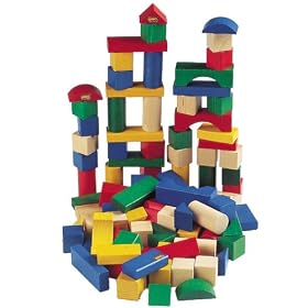 Building Blocks, Colored 50 pcs by Brio
