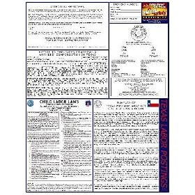Texas Without Workers Comp State Labor Law Poster