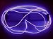 GrayBean 11ft Purple Neon Glowing Strobing Electroluminescent Wire (El Wire)
