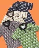 Quiksilver Little Boy Papa San Striped Jersey Polo