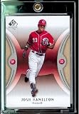 2007 Upper Deck SP Authentic # 13 Josh Hamilton - Reds - MLB Trading Card - Baseball Card - Mint Condition - Shipped In Protective Display Case ! 2007 Upper Deck SP Authentic # 13 Josh Hamilton - Reds - MLB Trading Card - Baseball Card - Mint Condition - Shipped In Protective Display Case !