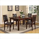 Alpine Lodge 5 Piece Dining Table Set in Cherry
