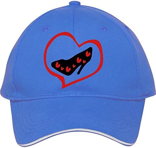 New Fashion Unisex Plain Baseball Caps Heart High Heel Shoes Cotton Peaked Hat Casual Outdoor Travel Snapback