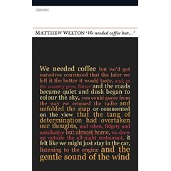 'We Needed Coffee But...' (Poetry Book Society Recommendation)