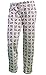 I Love NY New York Lounge Pants Heart Pajama Bottoms White