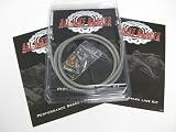 A.B.B Front and Rear Braided Brake Lines Moto Guzzi 1100 Sport (Injection) 1996-1999 - ABF5854-ABR5854