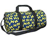 UM University of Michigan Logo Wolverines Duffle Bag **SPECIAL NOTE**ORDER BY DEC 21- CHEAP PRIORITY MAIL SHIPPING for CHRISTMAS-- Duffle For TRAVEL, Fitness, or Gym TOP QUALITY Best Unique CHRISTMAS GIFT IDEAS for HIM or HER, College Students Kids Boys G