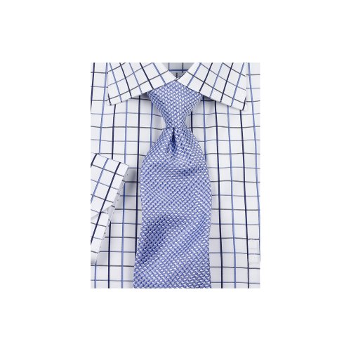 Paul Fredrick Houndstooth Silk Tie