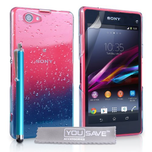 Yousave accessories sony xperia z1 compact case blue / …