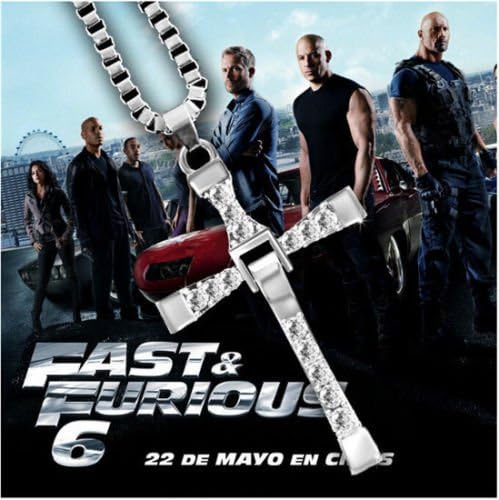 Fast and Furious Movie Dominic Toretto's Cross Necklace (Pendant + 26" Chain)