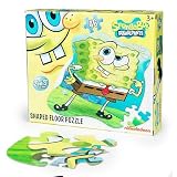 Nickelodeon SpongeBob Shaped Floor Puzzle YELLOW