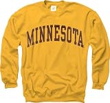 Minnesota Golden Gophers Gold Arch Crewneck Sweatshirt