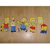 BRAND NEW SET OF 5 LARGE SIMPSONS FOAM WALL DECORATIONS / STICKERS