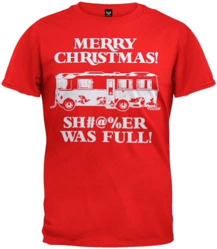 Christmas Vacation - Shitter Was Full T-Shirt 3X-Large Red