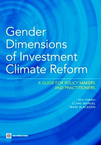 Gender Dimensions of Investment Climate Reform