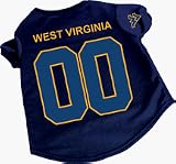 West Virginia Mountaineers Premium Pet Football Jersey (Medium)