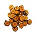Willow Wood Rune Set With Burned Futhark Symbol, 25 Pieces