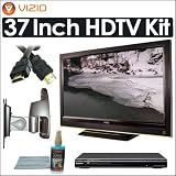 Vizio VOJ37LF 37 Inch 1080P HDTV LCD TV Accessory Bundle