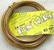Fun Wire 24 Gauge Coil - Icy Gold