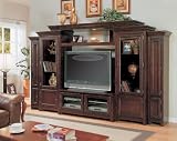 6pc Louis Phillipe Cherry TV Media Entertainment Center
