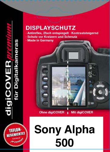 digiCOVER Premium Bildschirmschutzfolie f&uuml;r Sony DSLR-Alpha 500 Preisvergleich