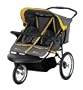 InStep Safari Swivel Double Jogging Stroller (Yellow/Grey/Black)