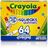 Crayola 64 Ct Washable Markers, (58-8764)