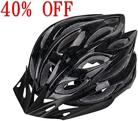 Bicycle Helmet Mtb/Road Bike Helmets Cycling Mountain Racing, Men Women Keep Safety, Adult Child Kids, with 22 Vents Adjustable Ultralight Integrally-molded (black)