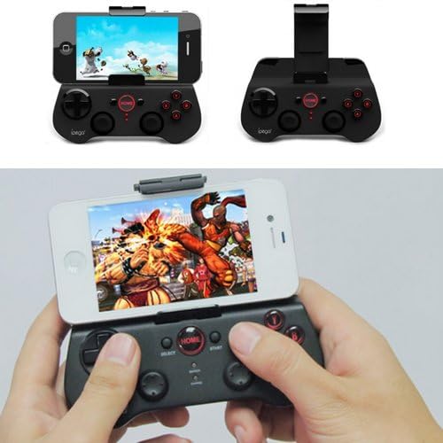 Wireless Bluetooth 3.0 Gamepad Game Controller for iPad/iPhone/Android Smartphone/Tablet PC - Black