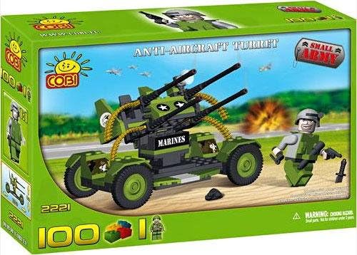 COBI Blocks Small Army #2221 AntiAircraft Turret