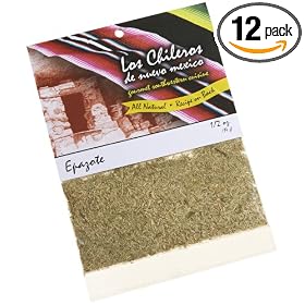 Los Chileros Epazote, 0.5-Ounce Packages (Pack of 12)