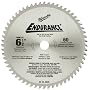 Milwaukee 48-40-4005 6-1/2-Inch 60 Tooth Non-Ferrous Metal and Fiber Cement Cutting Saw Blade with 5/8-Inch Arbor