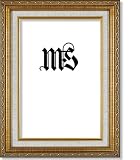 8x12 8 x 12 Frame for Picture Photo or Diploma, Gold, style #614