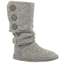 Womens Knitted Faux Fur Lined Cardy Snow Boots