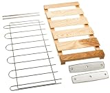 J.K. Adams WSR-1021 Stemware & Wine Bottle Rack